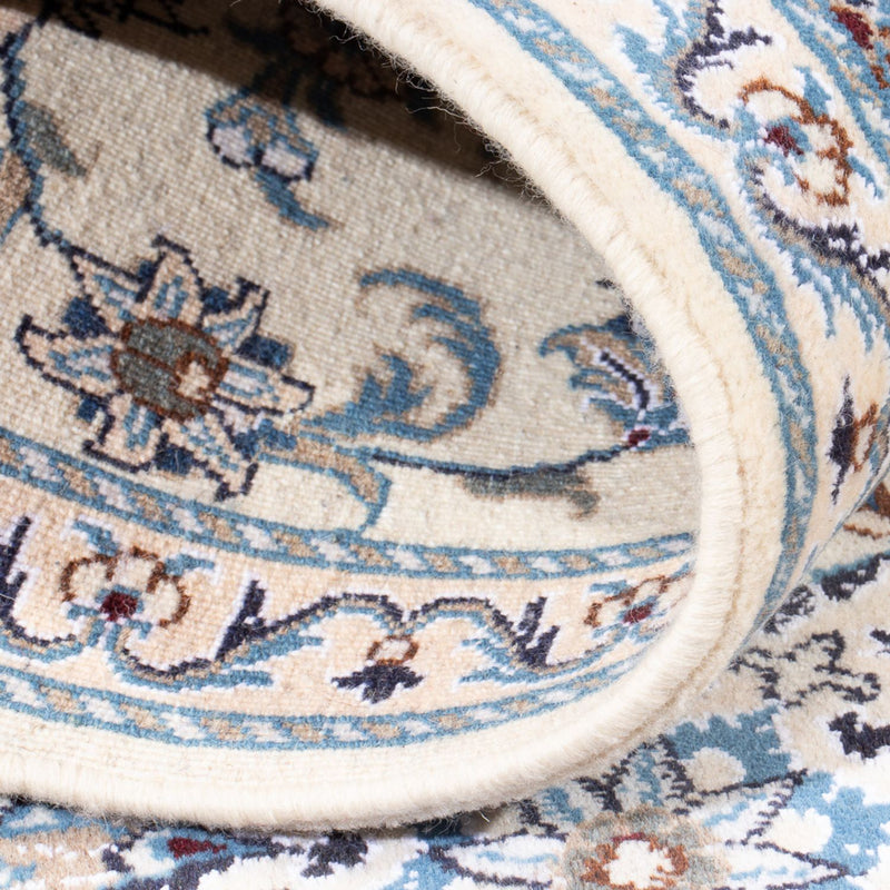 Läufer Perser - Nain - 193 x 83 cm - silber