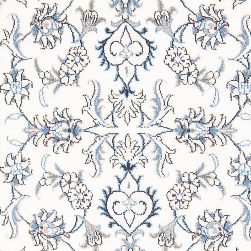 Läufer Perser - Nain - 200 x 77 cm - silber