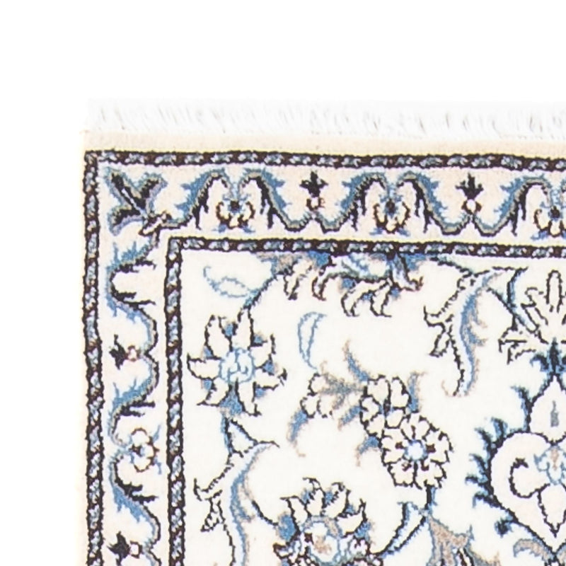 Läufer Perser - Nain - 200 x 77 cm - silber