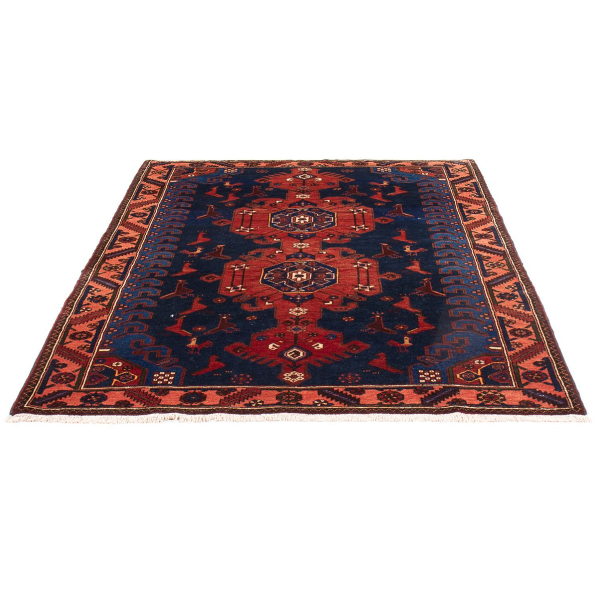 Perserteppich - Nomadic - 197 x 136 cm - blau