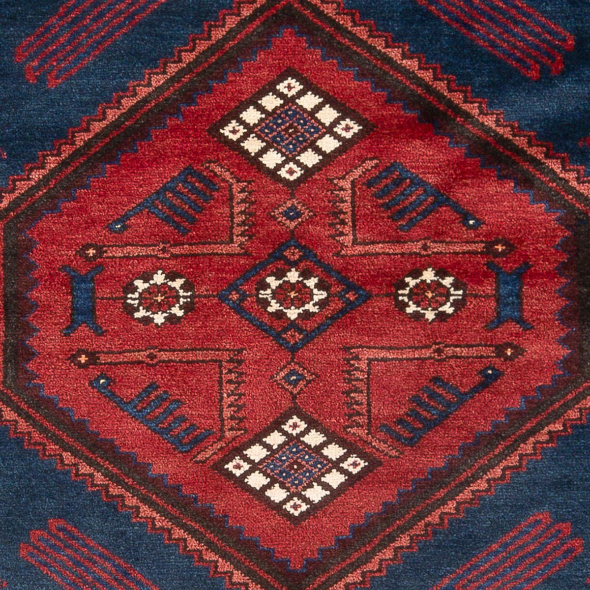 Perserteppich - Nomadic - 200 x 133 cm - blau