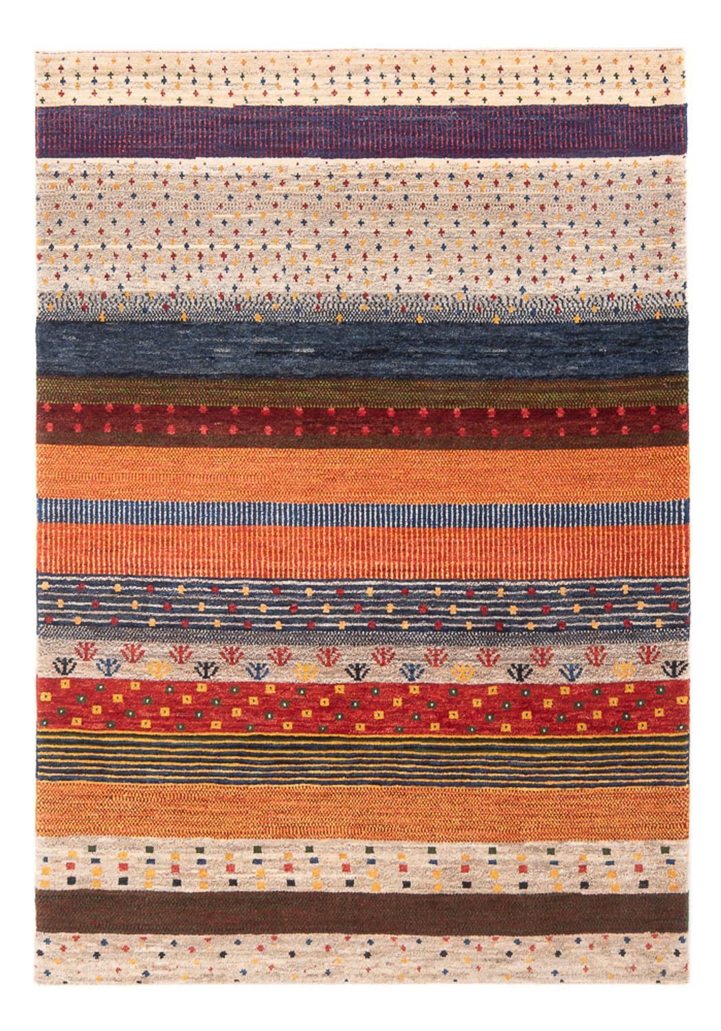 Gabbeh Teppich - Perser - 177 x 123 cm - mehrfarbig