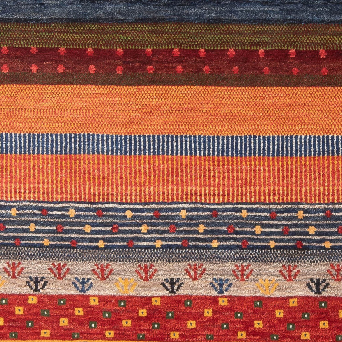 Gabbeh Teppich - Perser - 177 x 123 cm - mehrfarbig