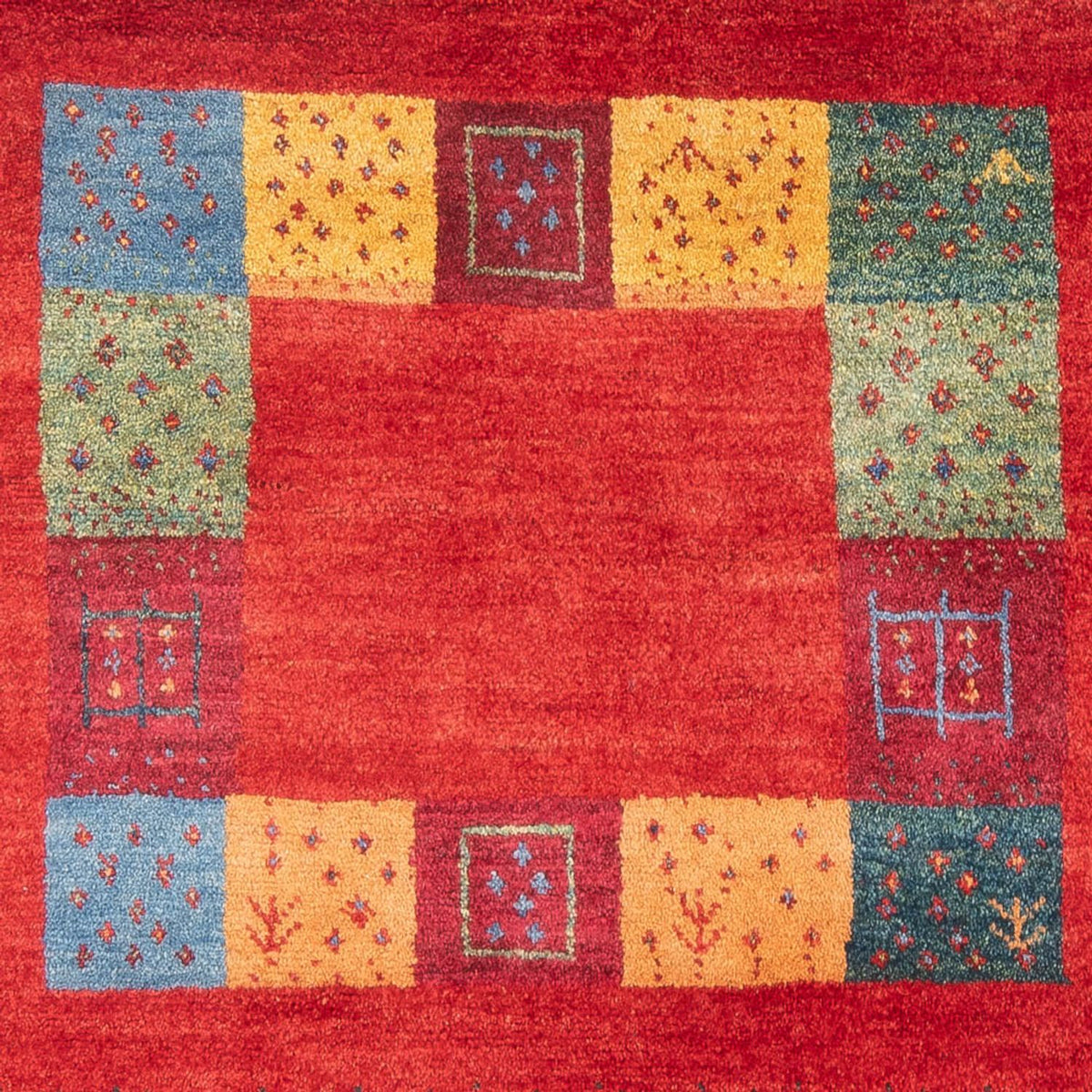 Gabbeh Teppich - Perser - 182 x 117 cm - mehrfarbig