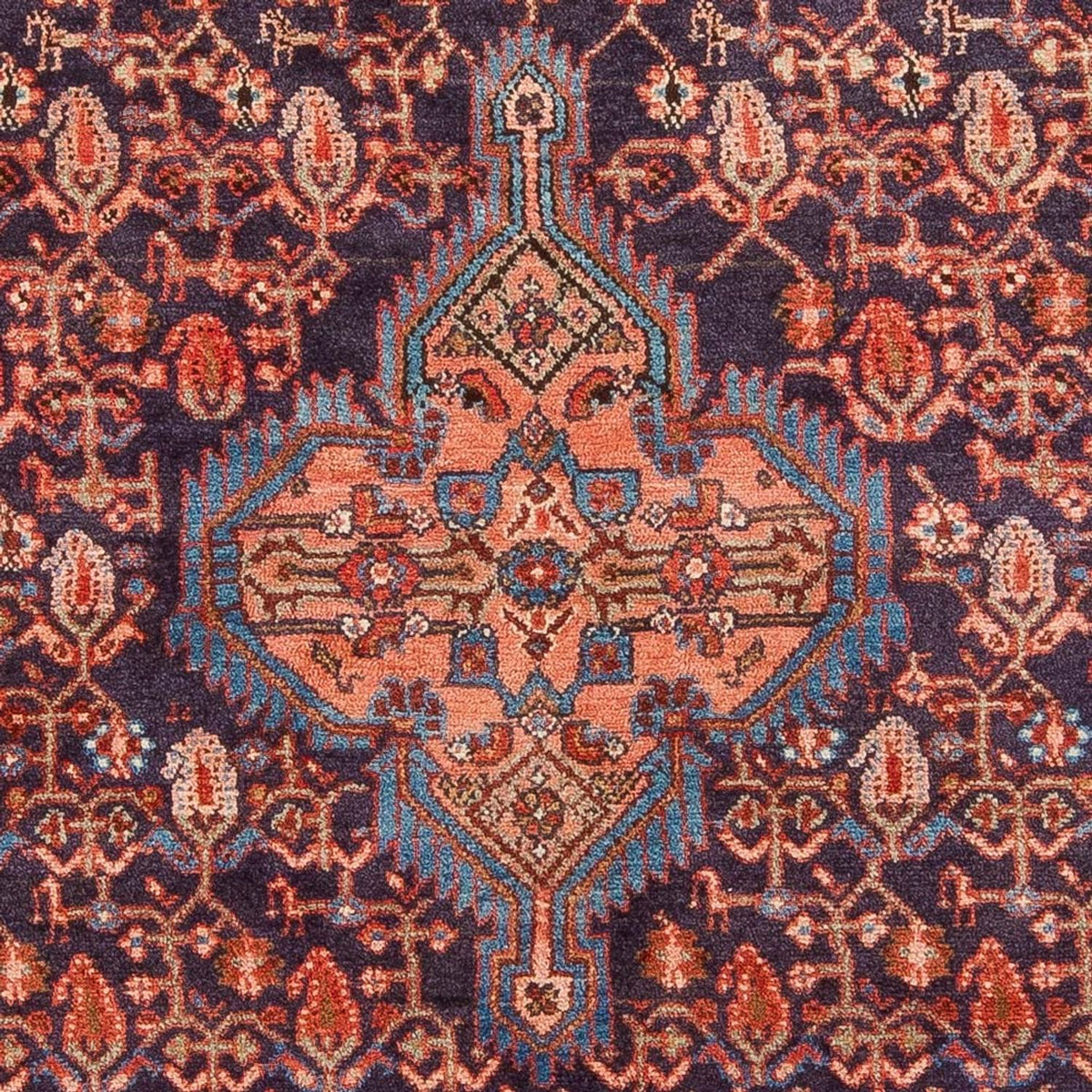 Perserteppich - Nomadic - 215 x 132 cm - dunkelblau