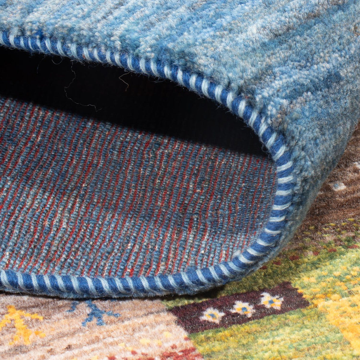 Gabbeh Teppich - Loribaft Perser - 237 x 180 cm - mehrfarbig