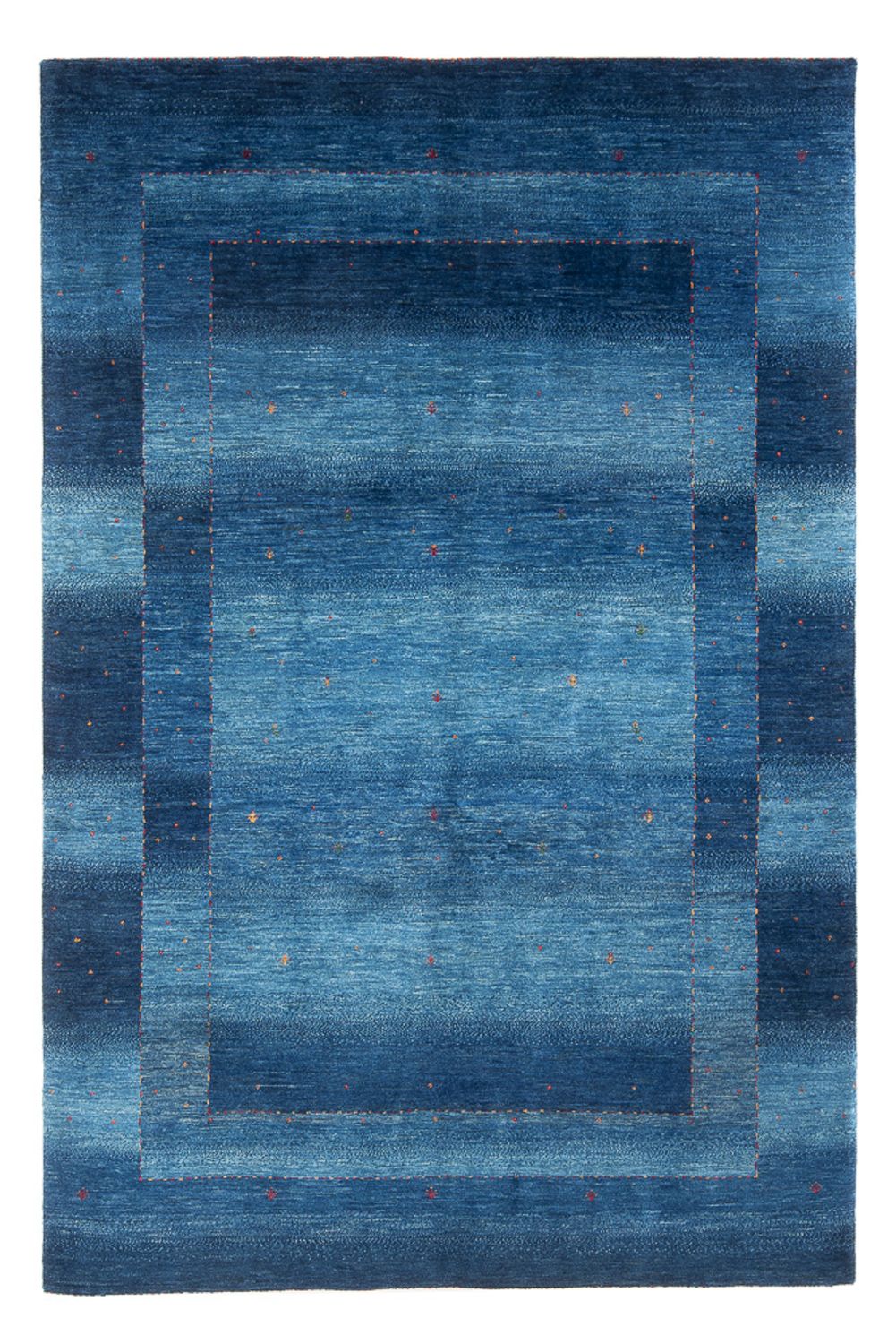 Gabbeh Teppich - Loribaft Perser - 252 x 173 cm - dunkelblau