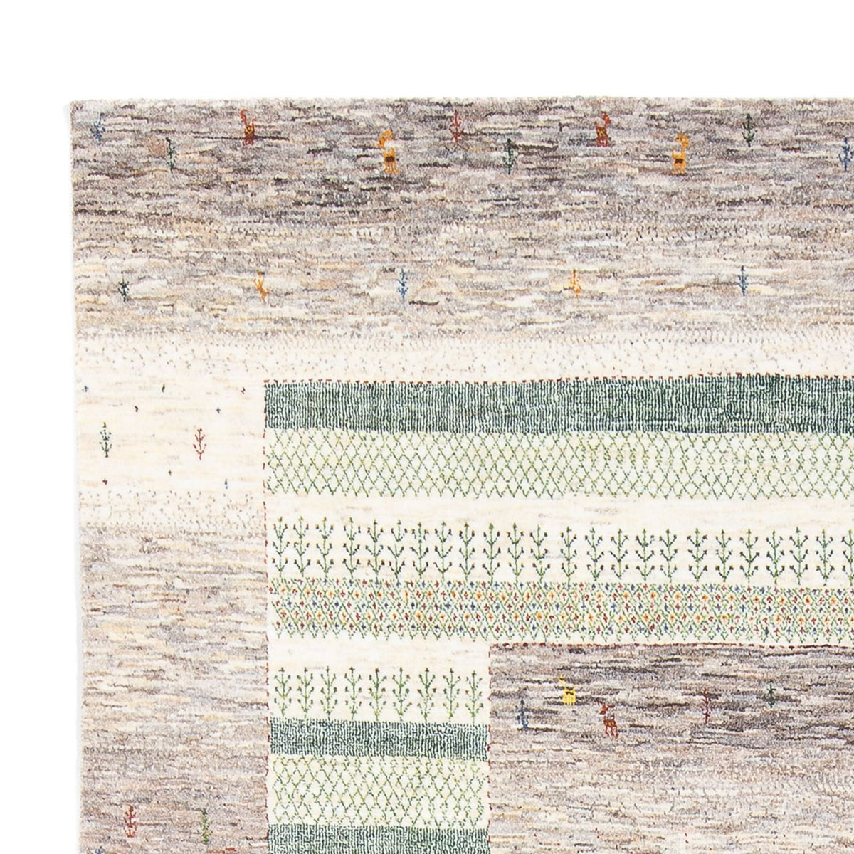 Gabbeh Teppich - Loribaft Perser - 300 x 211 cm - mehrfarbig