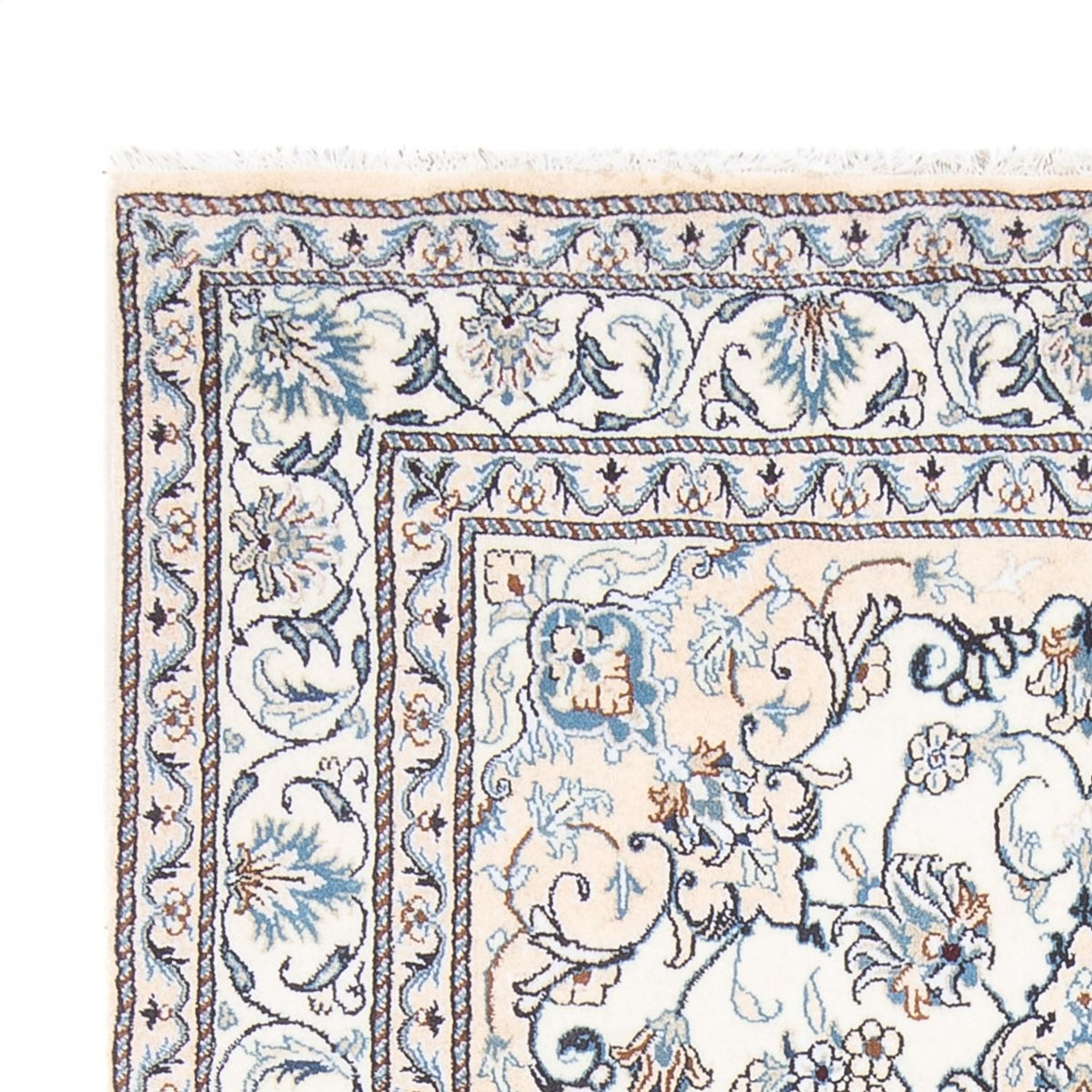 Perserteppich - Nain - Royal - 210 x 146 cm - creme