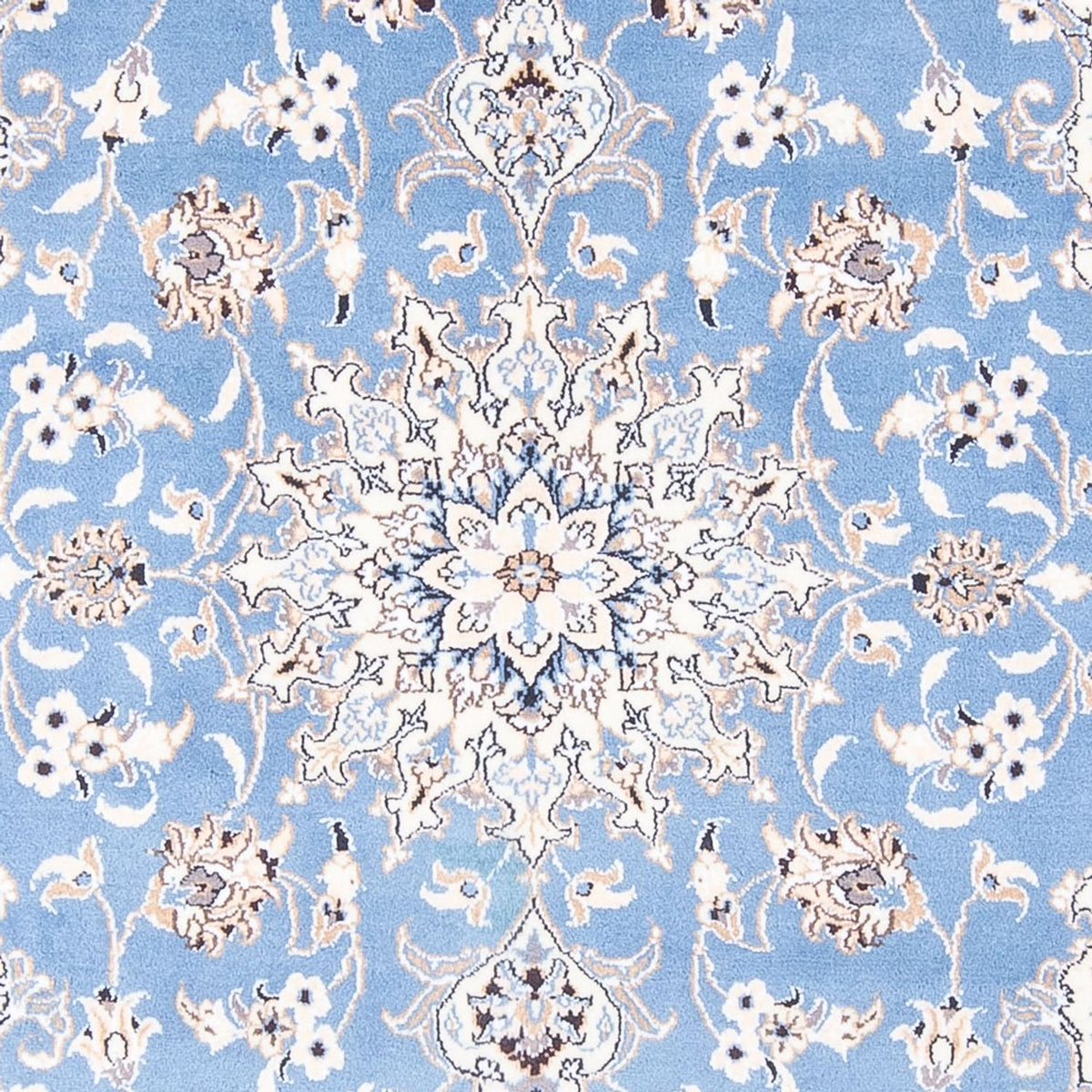 Perserteppich - Nain - Royal - 202 x 150 cm - hellblau
