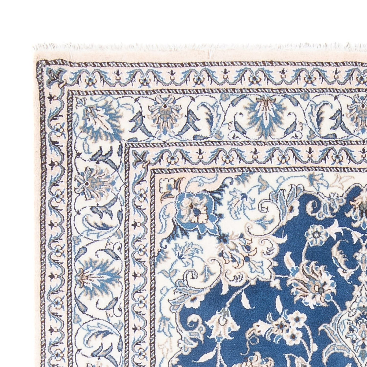 Perserteppich - Nain - Royal - 194 x 147 cm - blau