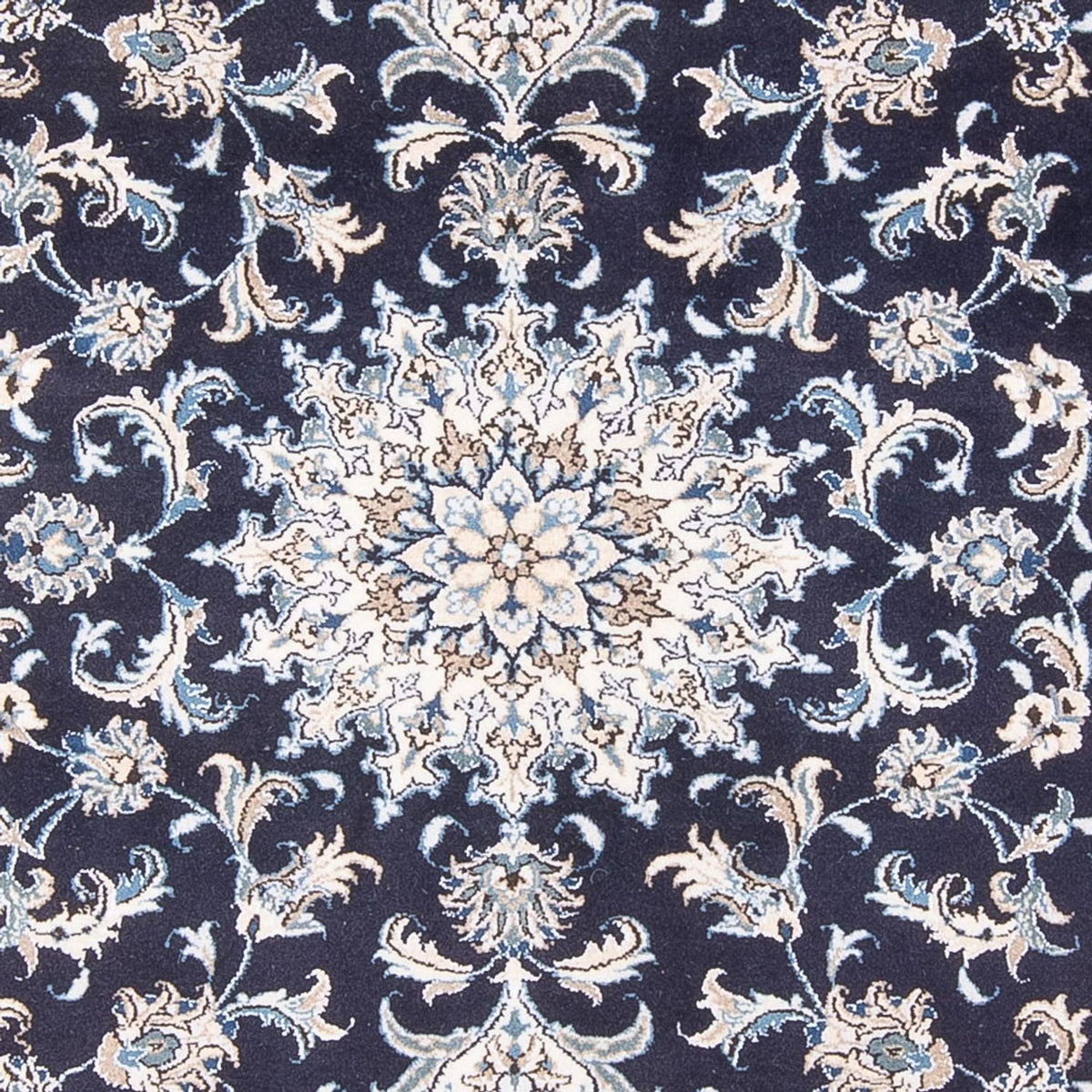 Perserteppich - Nain - Royal - 196 x 145 cm - dunkelblau