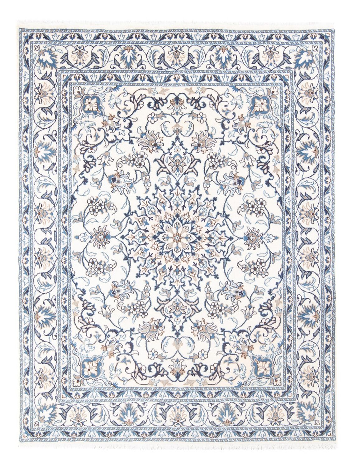 Perserteppich - Nain - Royal - 202 x 149 cm - creme