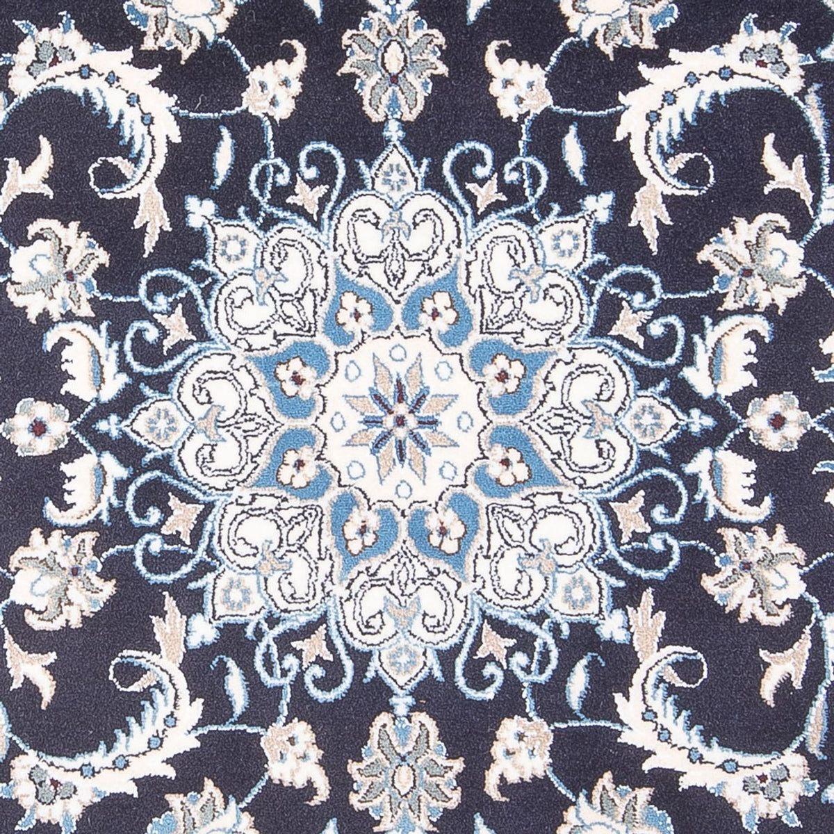 Perserteppich - Nain - 200 x 115 cm - dunkelblau