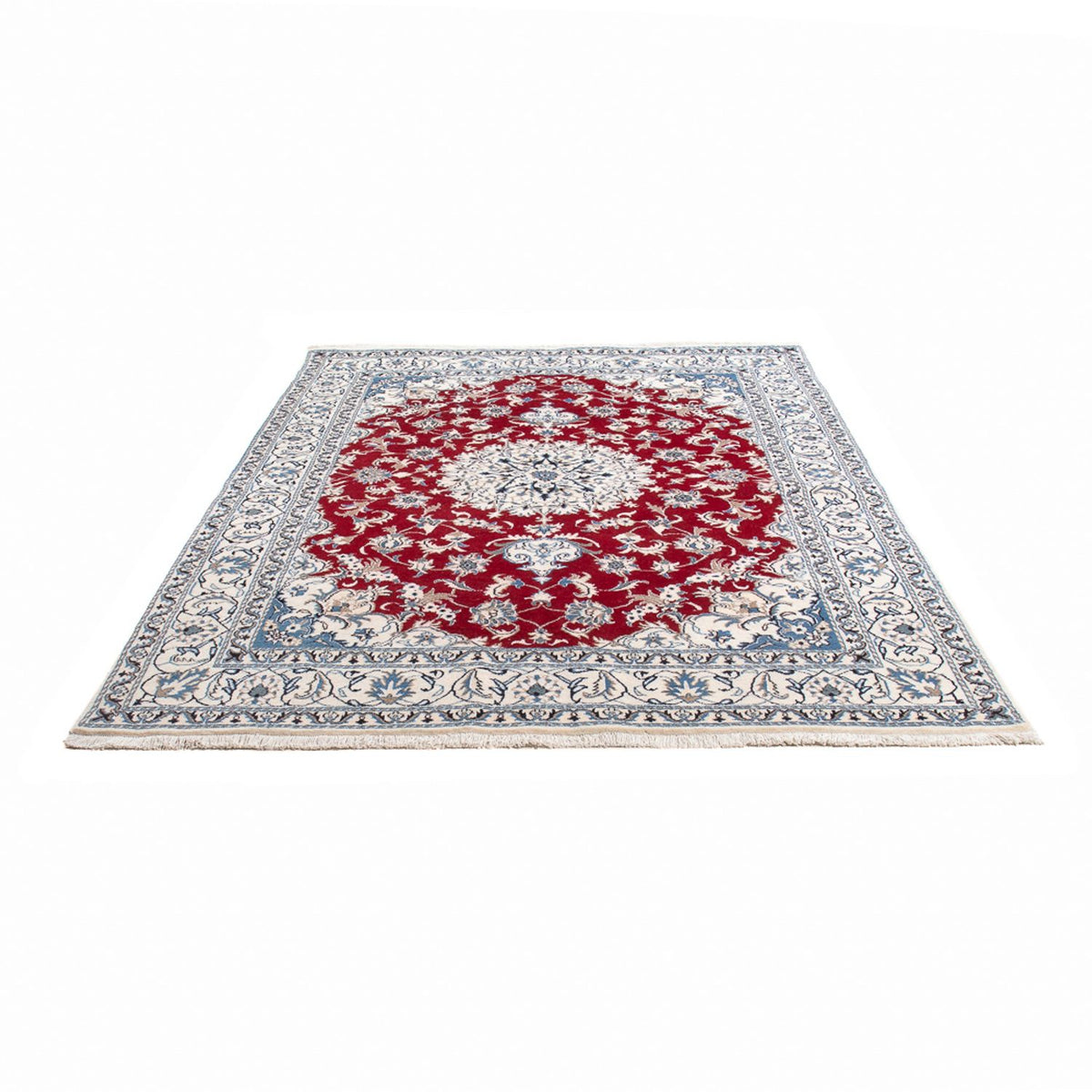Perserteppich - Nain - 231 x 163 cm - rot
