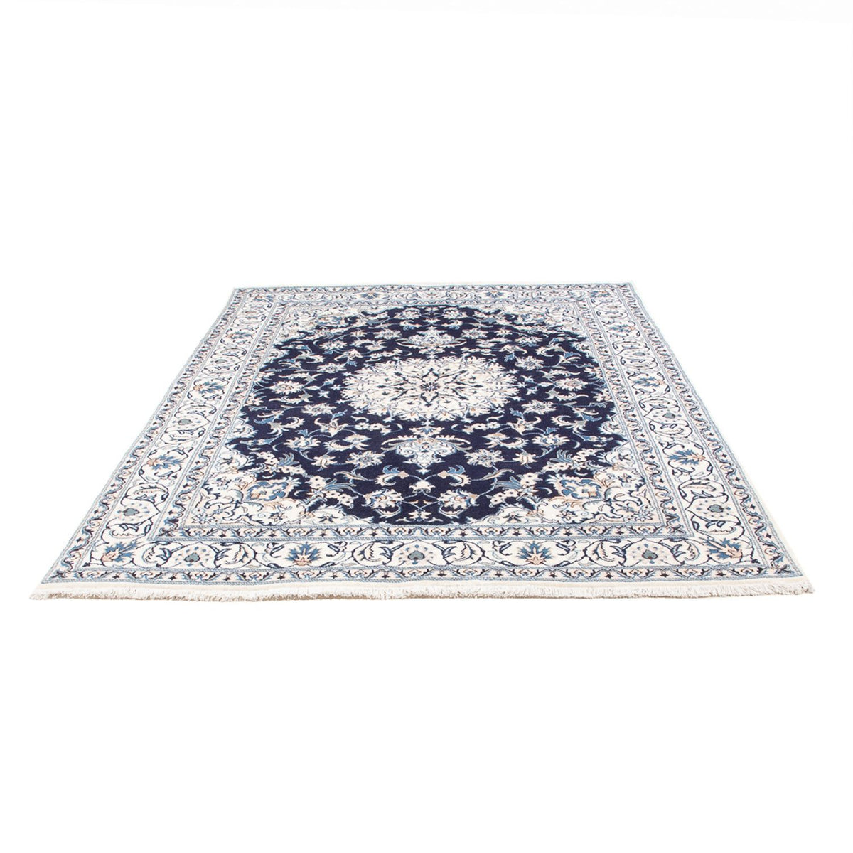 Perserteppich - Nain - 234 x 168 cm - dunkelblau