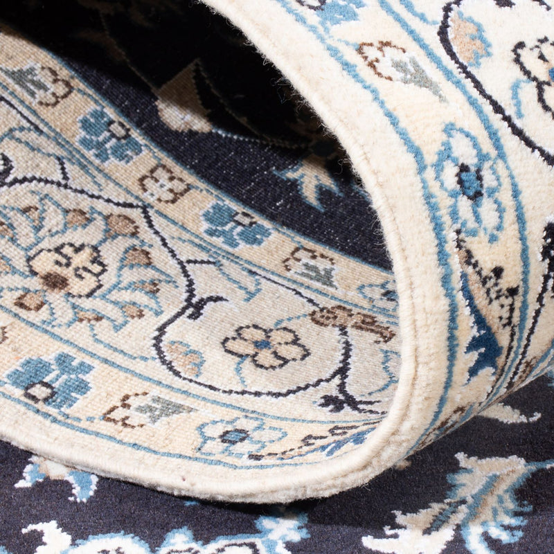 Perserteppich - Nain - 228 x 172 cm - dunkelblau