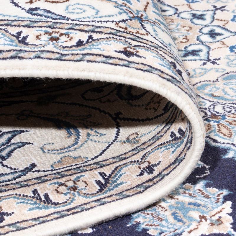 Perserteppich - Nain - 301 x 197 cm - dunkelblau