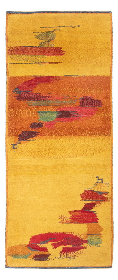 Gabbeh Persisch Teppich 85x213cm - Perserteppich Wollteppich