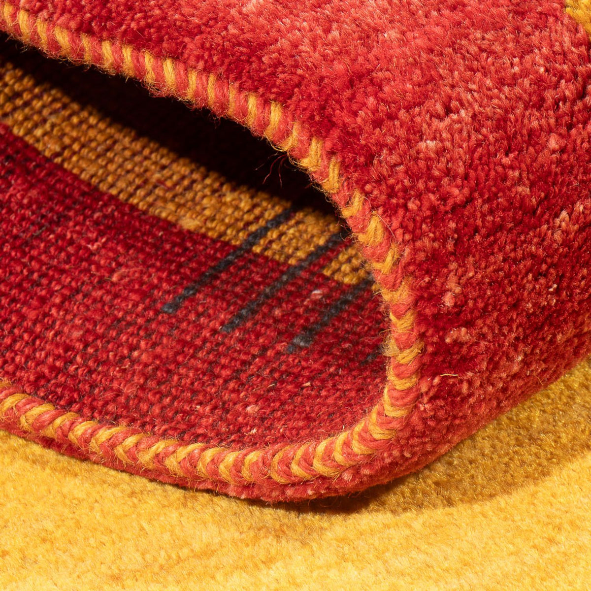 Läufer Gabbeh - Perser - 215 x 70 cm - mehrfarbig