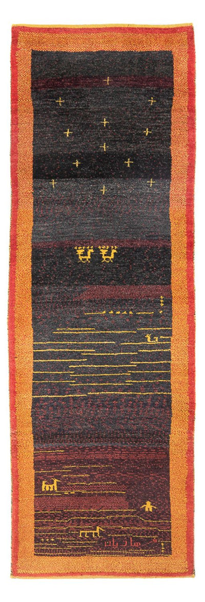 Gabbeh Persisch Teppich 86x260cm - Perserteppich Wollteppich