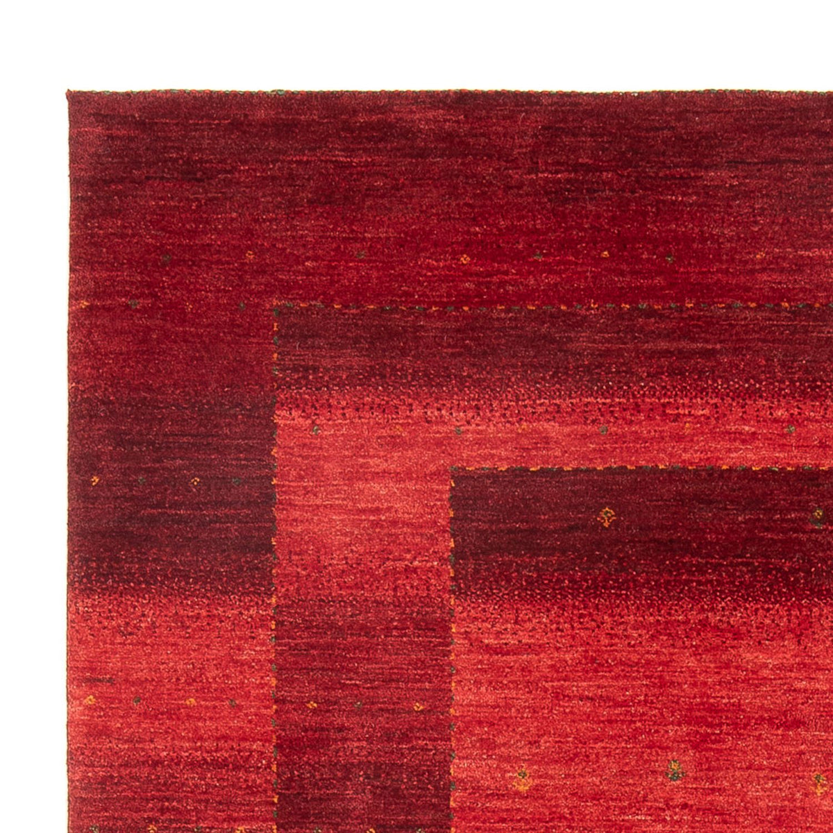 Gabbeh Teppich - Loribaft Perser - 204 x 155 cm - rot