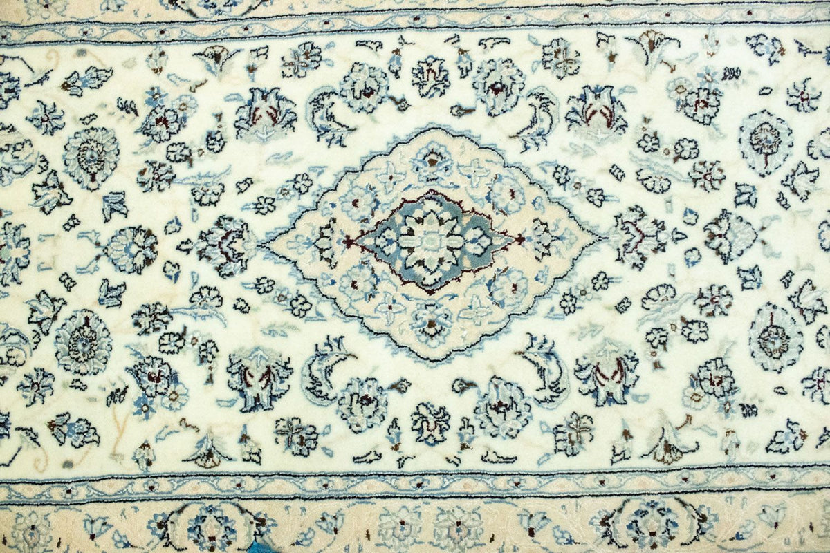 Perserteppich - Nain - Royal 285 x 87 cm - naturweiß