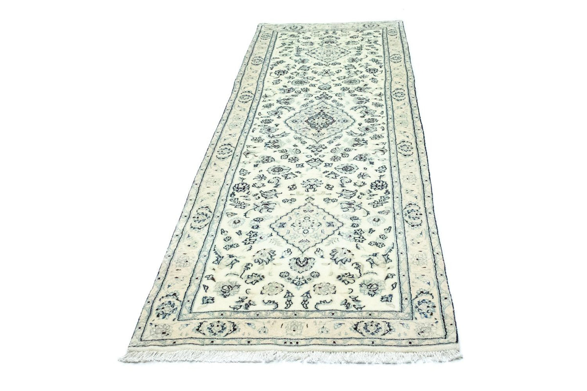 Perserteppich - Nain - Royal 285 x 87 cm - naturweiß