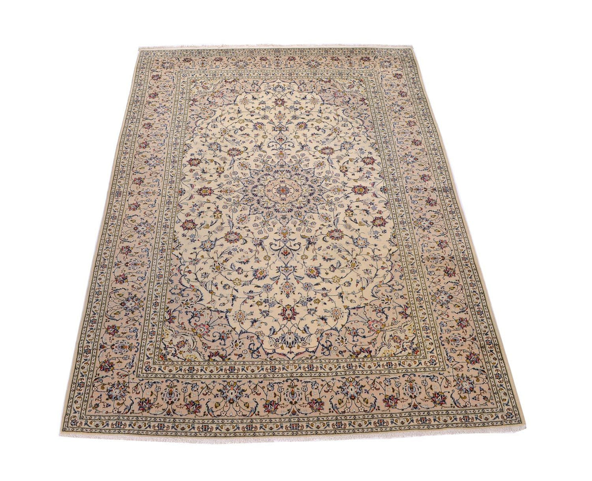 Perserteppich - Keshan 350 x 246 cm - beige