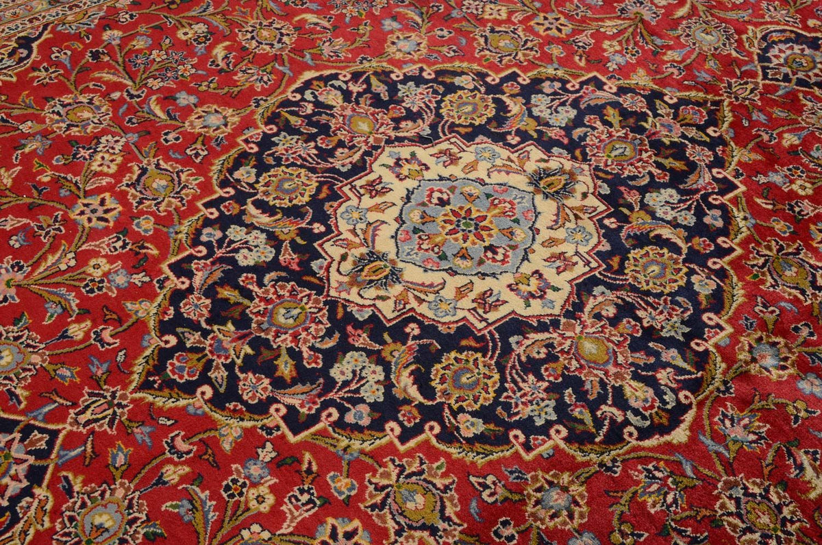 Perserteppich - Keshan 345 x 254 cm - rot