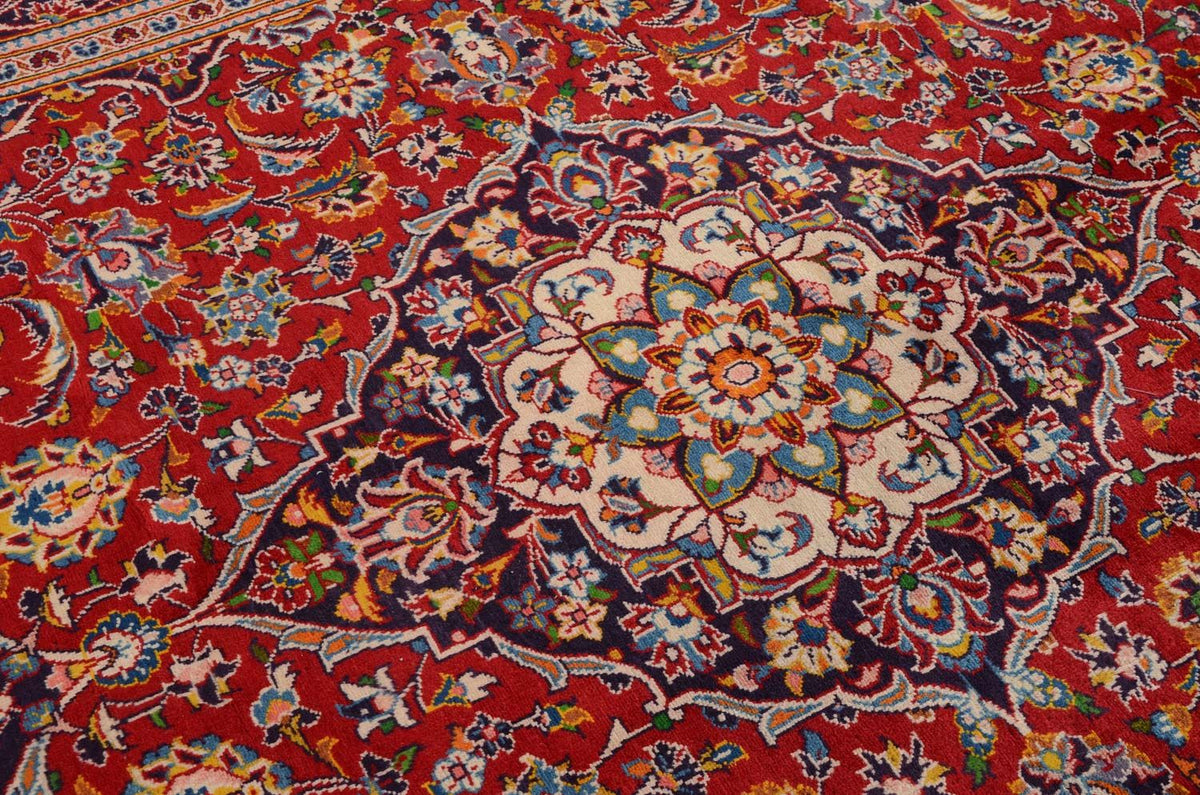 Perserteppich - Keshan 290 x 195 cm - rot