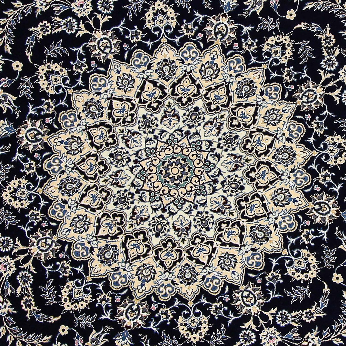 Perserteppich - Nain - Royal 260 x 260 cm Runder Teppich