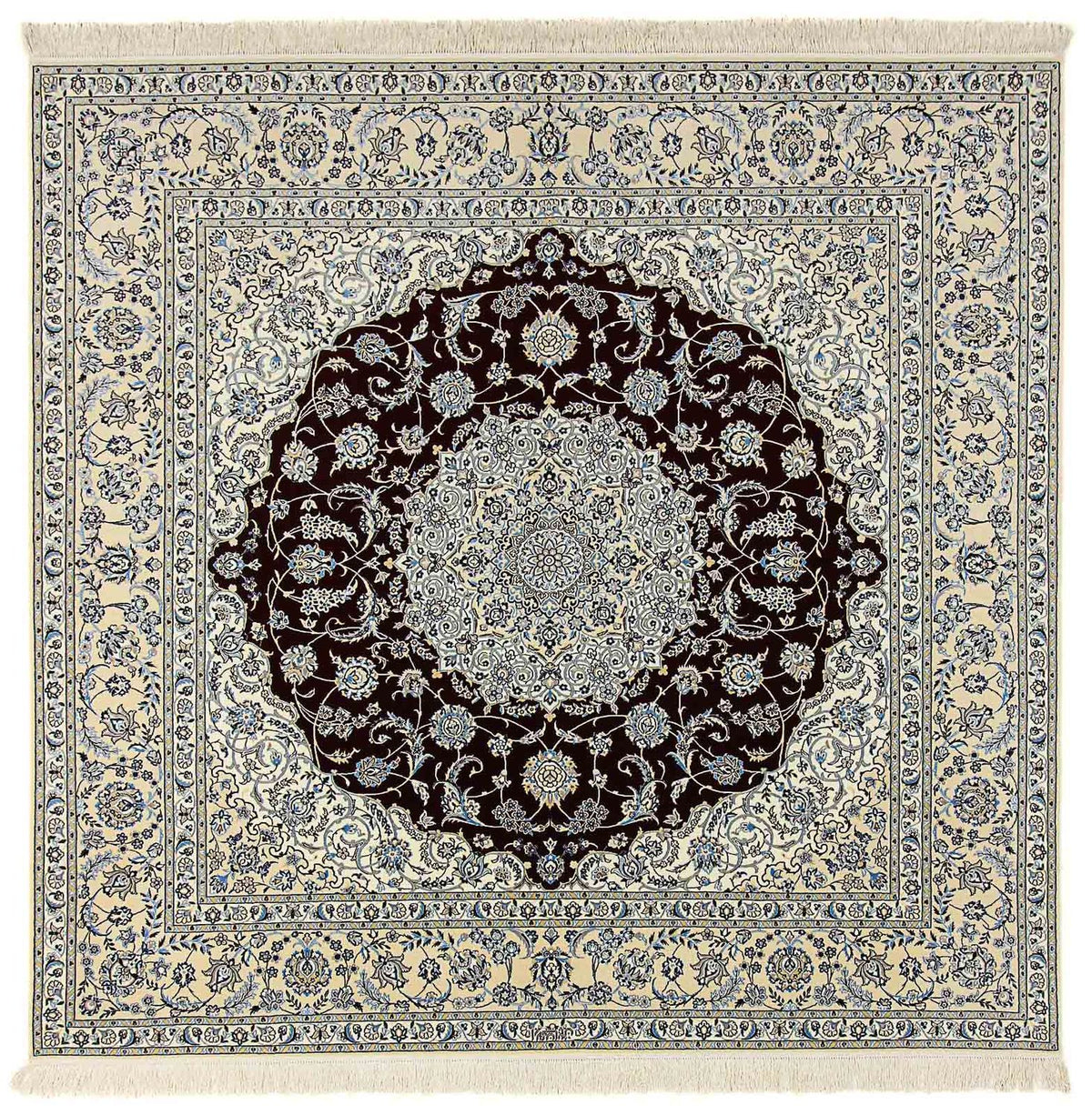 Perserteppich - Nain - Premium 260 x 252 cm Quadratischer Teppich