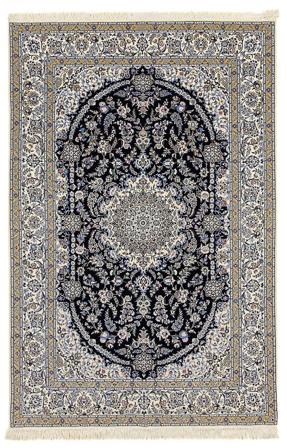 Perserteppich - Nain - Premium 246 x 162 cm Teppich Wohnzimmer