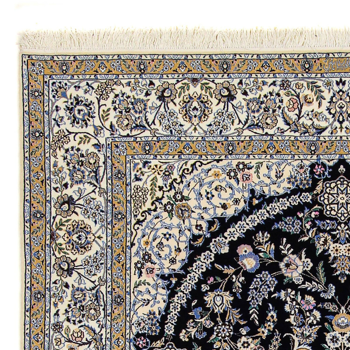 Perserteppich - Nain - Premium 246 x 162 cm Teppich Wohnzimmer