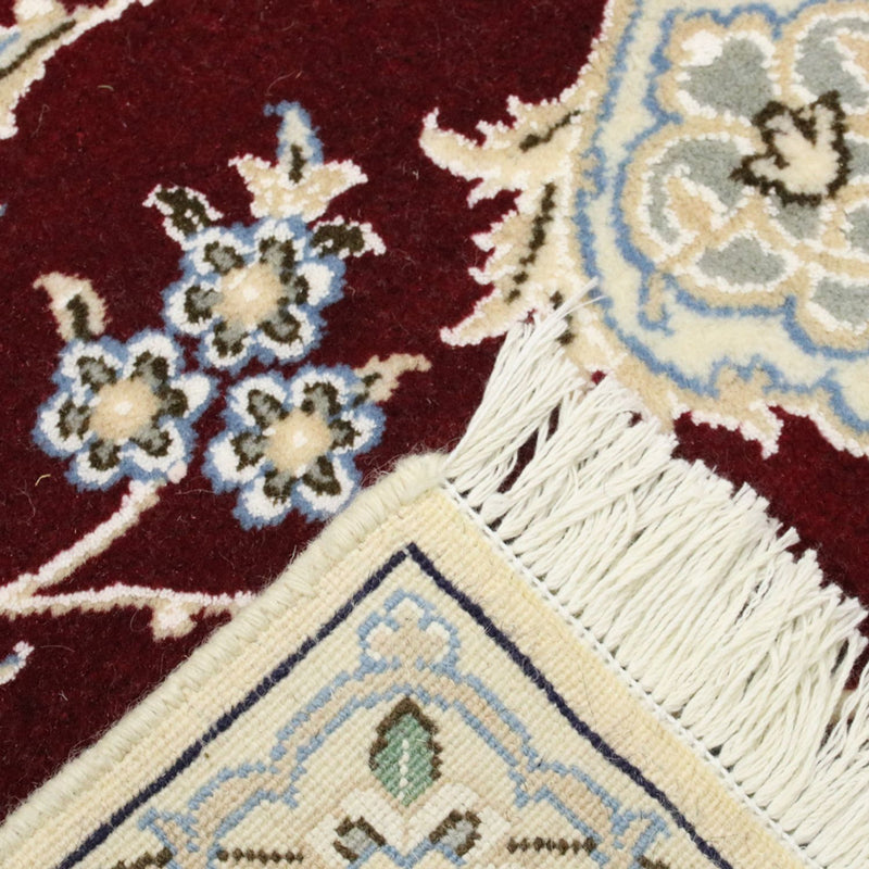 Perserteppich - Nain - Royal - 303 x 202 cm - weinrot