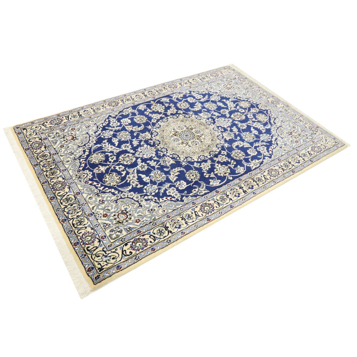 Perserteppich - Nain - Royal - 175 x 116 cm - blau