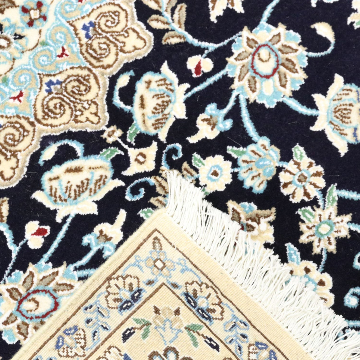 Perserteppich - Nain - Royal - 206 x 147 cm - weinrot