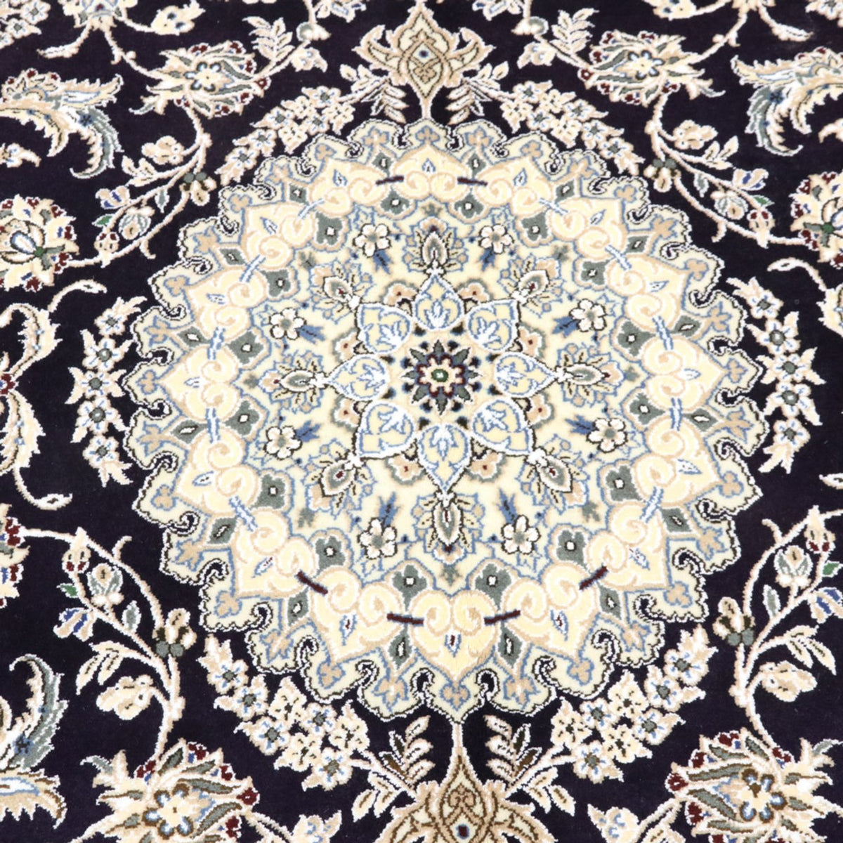 Perserteppich - Nain - Royal - 246 x 154 cm - dunkelblau