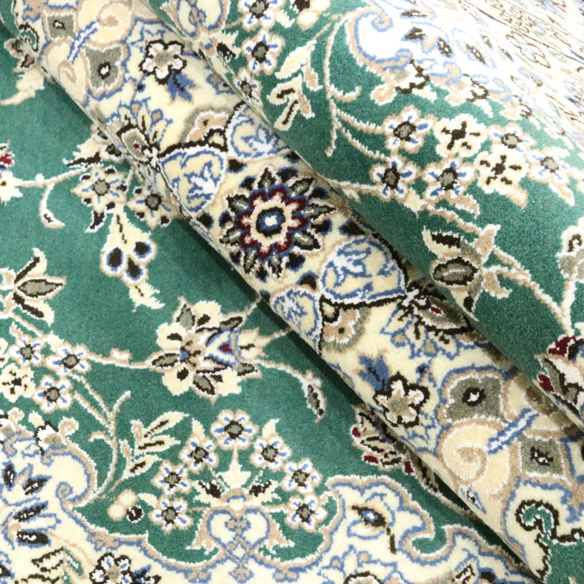 Perserteppich - Nain - Royal - 250 x 156 cm - grün