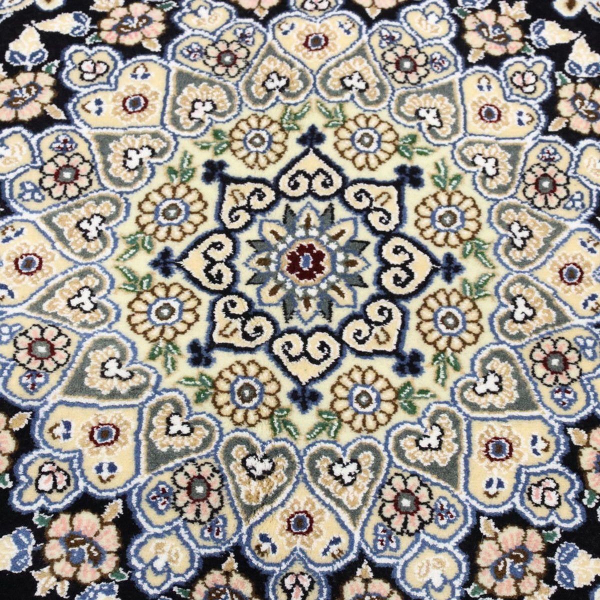 Perserteppich - Nain - Royal - 202 x 132 cm - dunkelblau