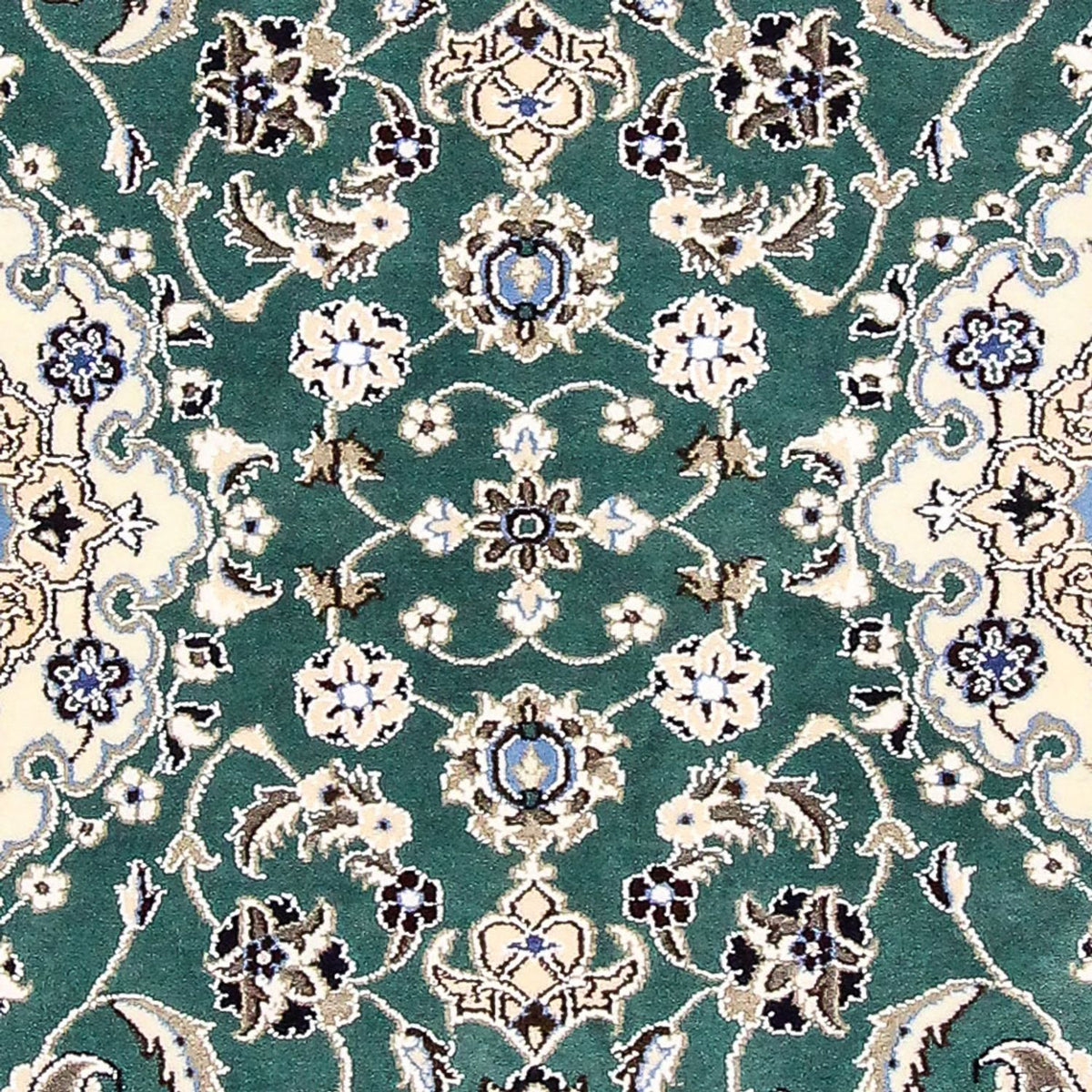 Läufer Perser - Nain - Royal - 200 x 60 cm - grün