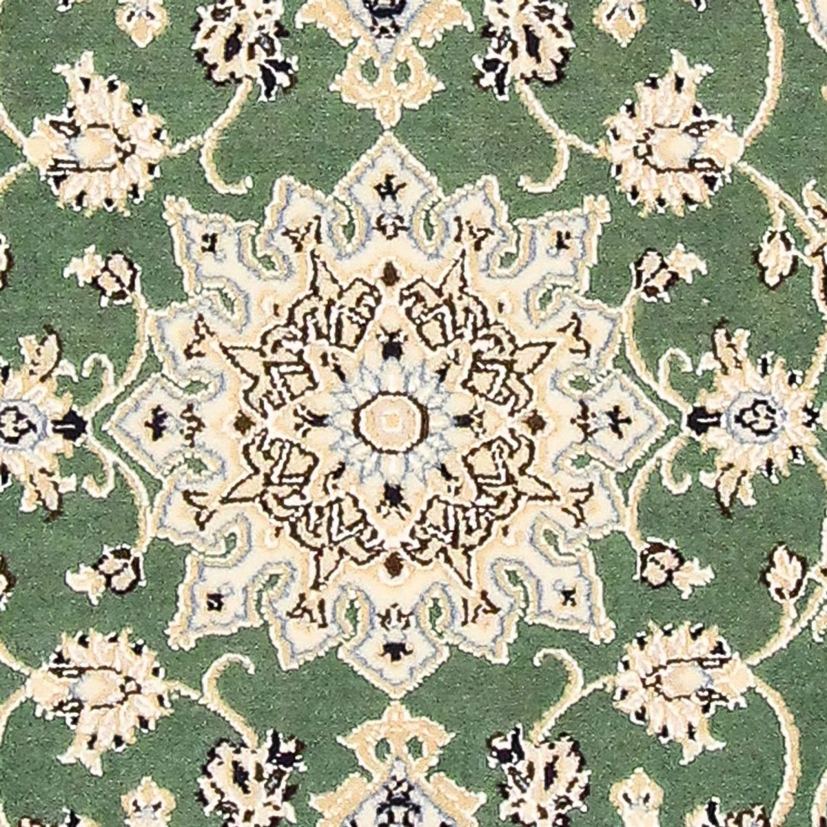 Perserteppich - Nain - Royal - 98 x 64 cm - grün