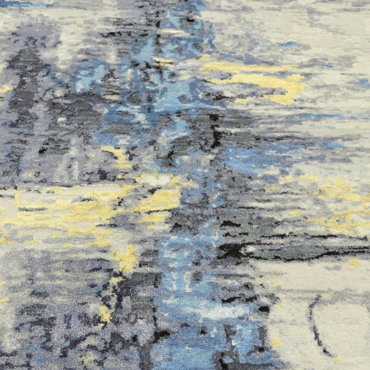 Designer Teppich rund - 249 x 249 cm - mehrfarbig