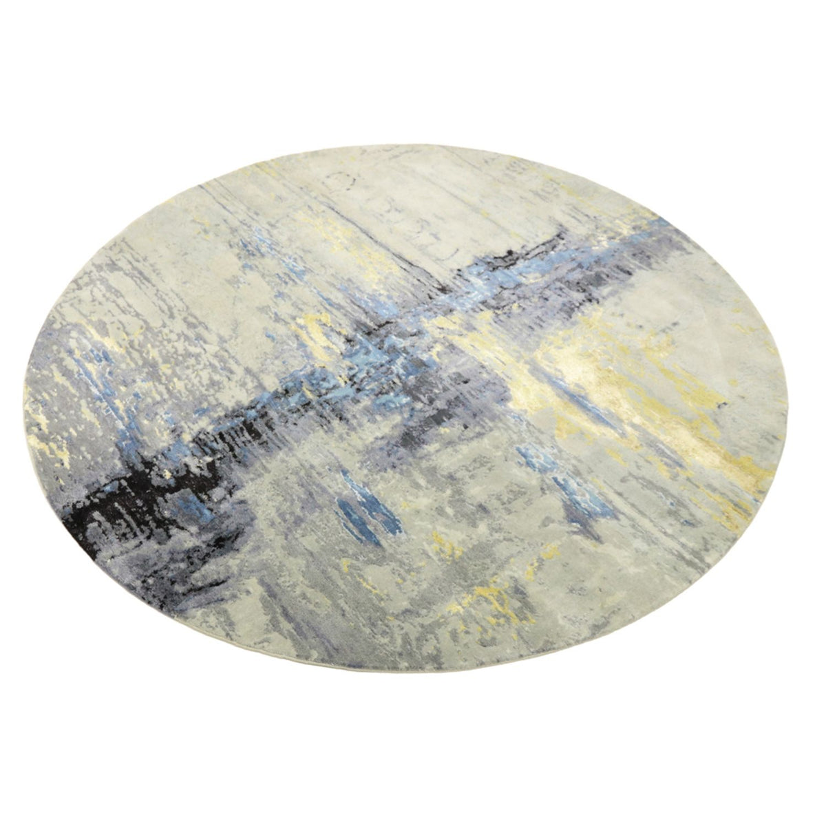 Designer Teppich rund - 249 x 249 cm - mehrfarbig