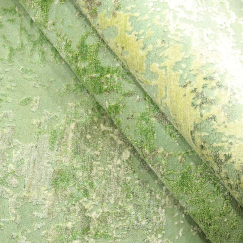 Designer Teppich - 247 x 175 cm - grün