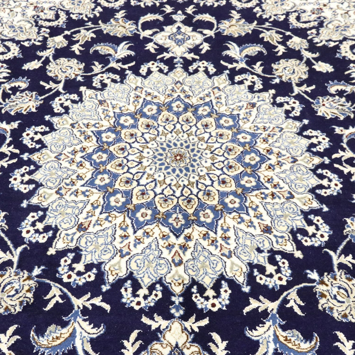 Perserteppich - Nain - 297 x 240 cm - dunkelblau