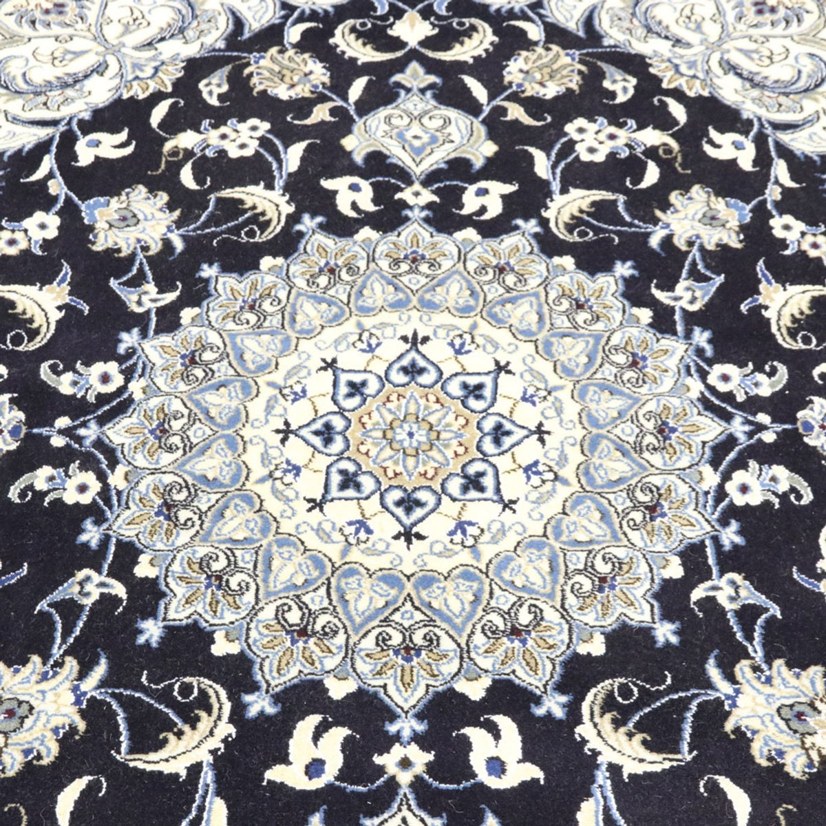 Perserteppich - Nain - 250 x 197 cm - dunkelblau