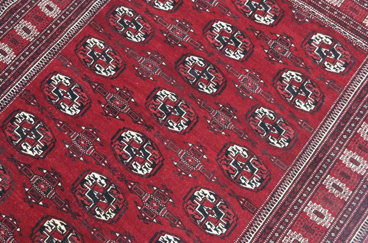 Afghan Teppich 180 x 130 cm - rot