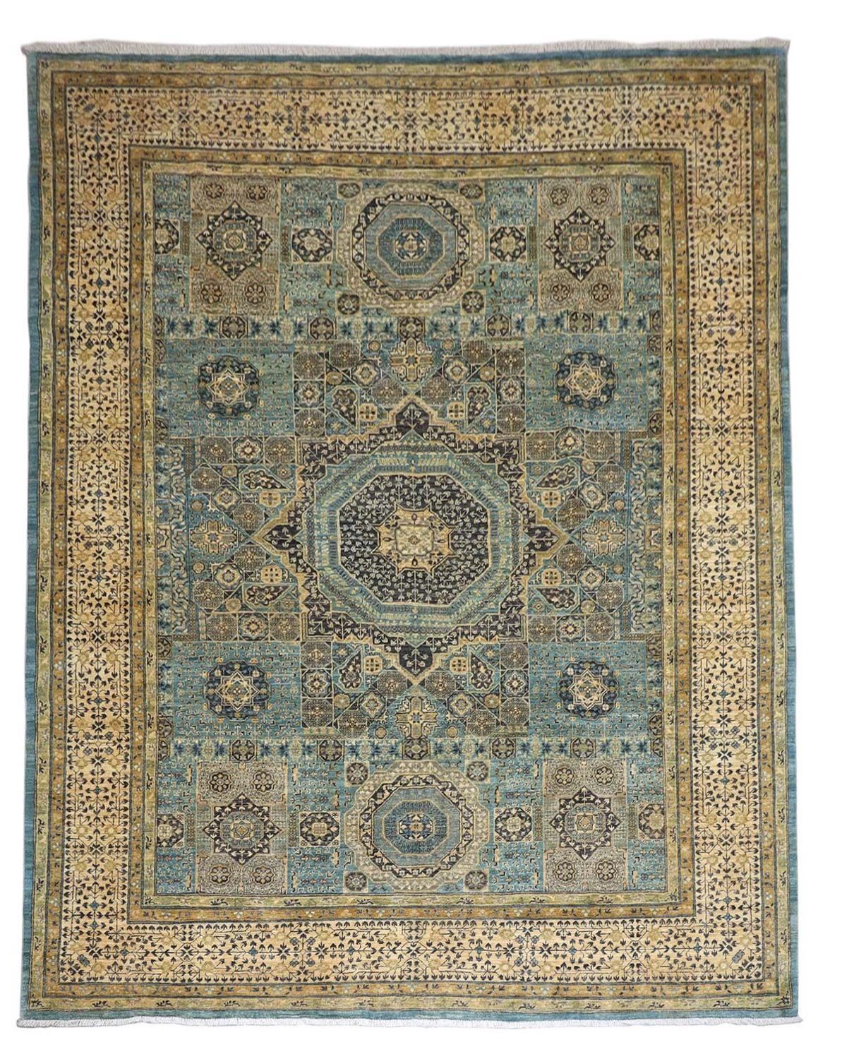 Ziegler Teppich 355 x 270 cm - hellblau